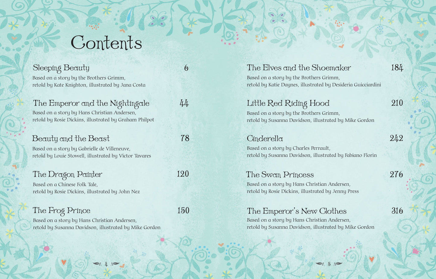 Carte copii - Illustrated Fairy Tales, Usborne