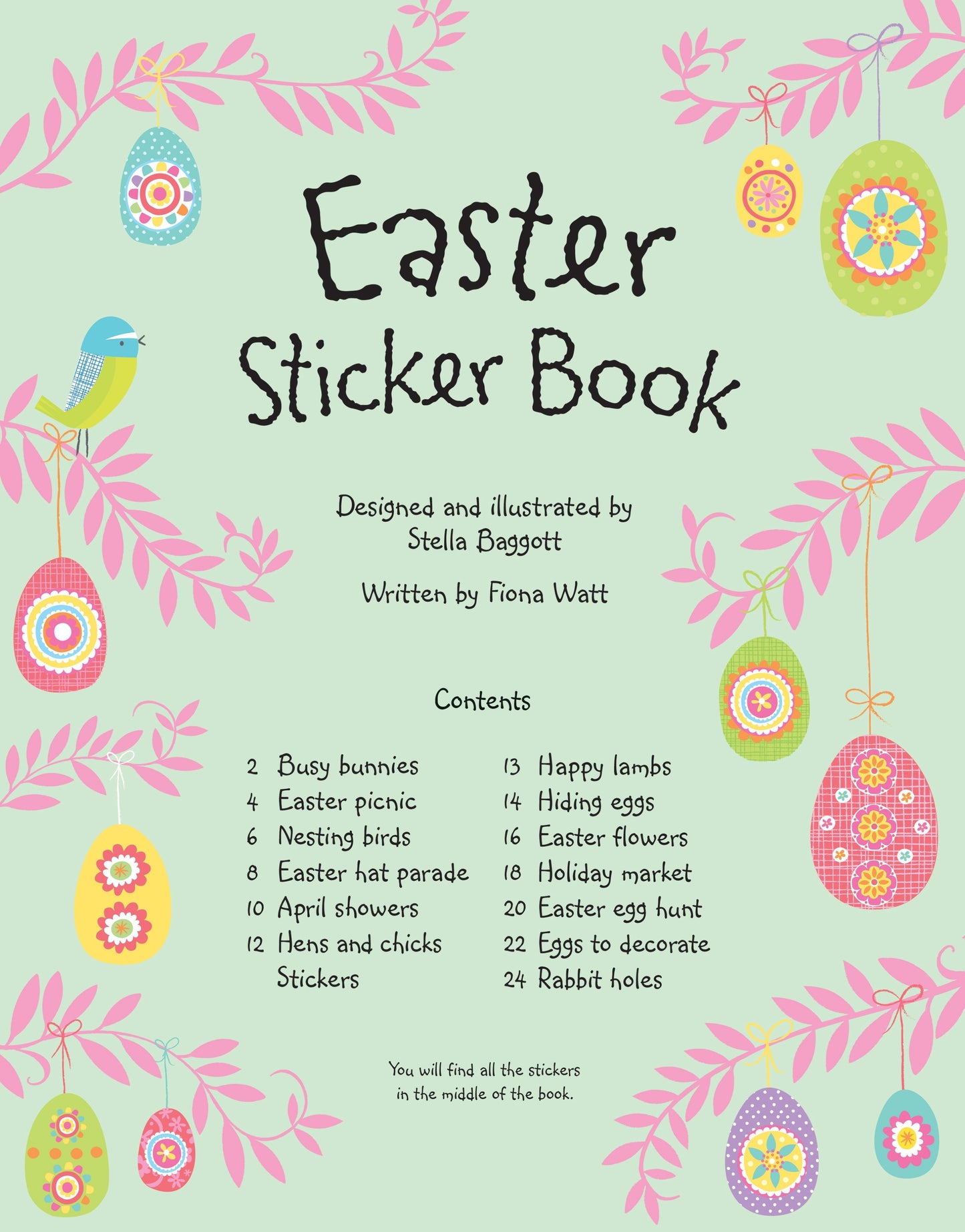 Carte stickere - Easter Sticker Book, Usborne