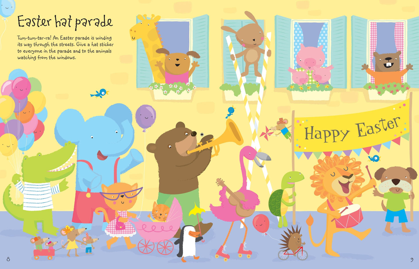 Carte stickere - Easter Sticker Book, Usborne