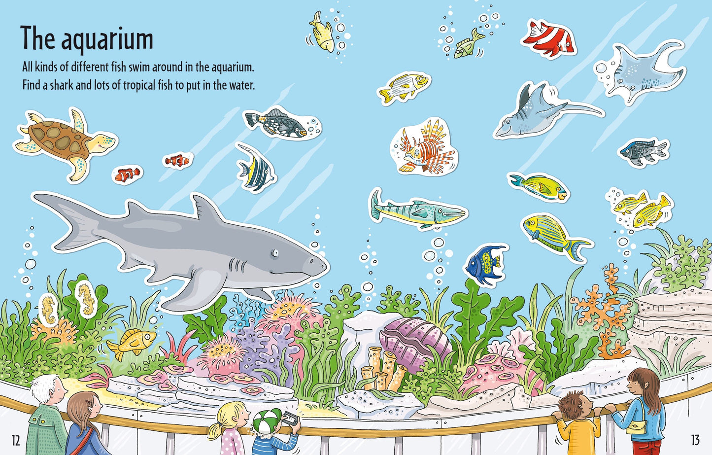 Carte stickere - First Sticker The Zoo, Usborne