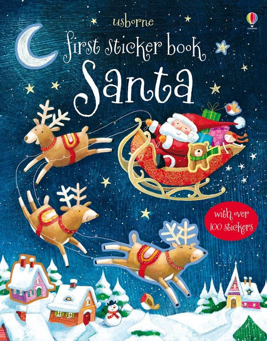 Carte stickere - First Sticker Book Santa, Usborne
