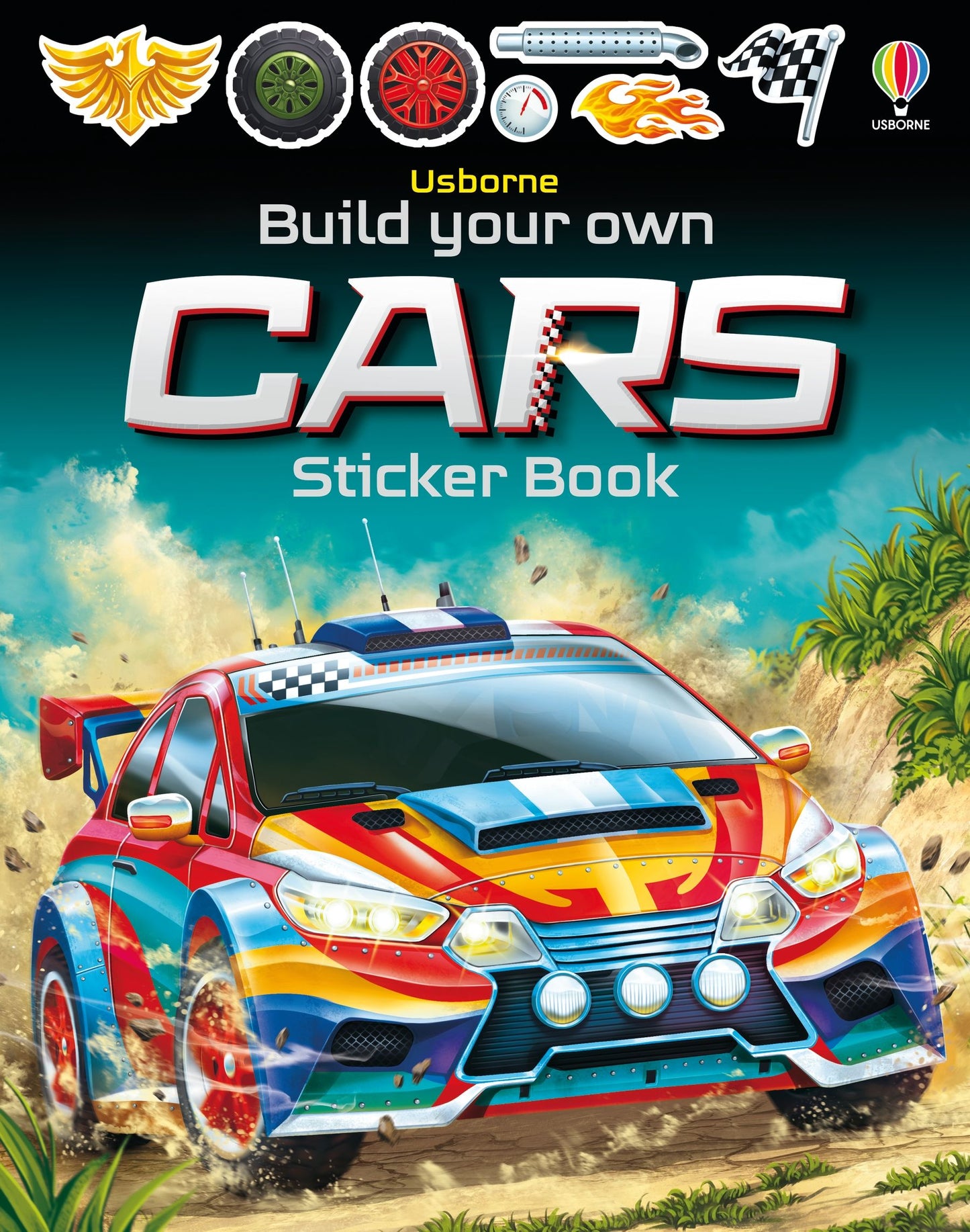 Carte stickere - Build Your Own Cars Sticker Book, Usborne