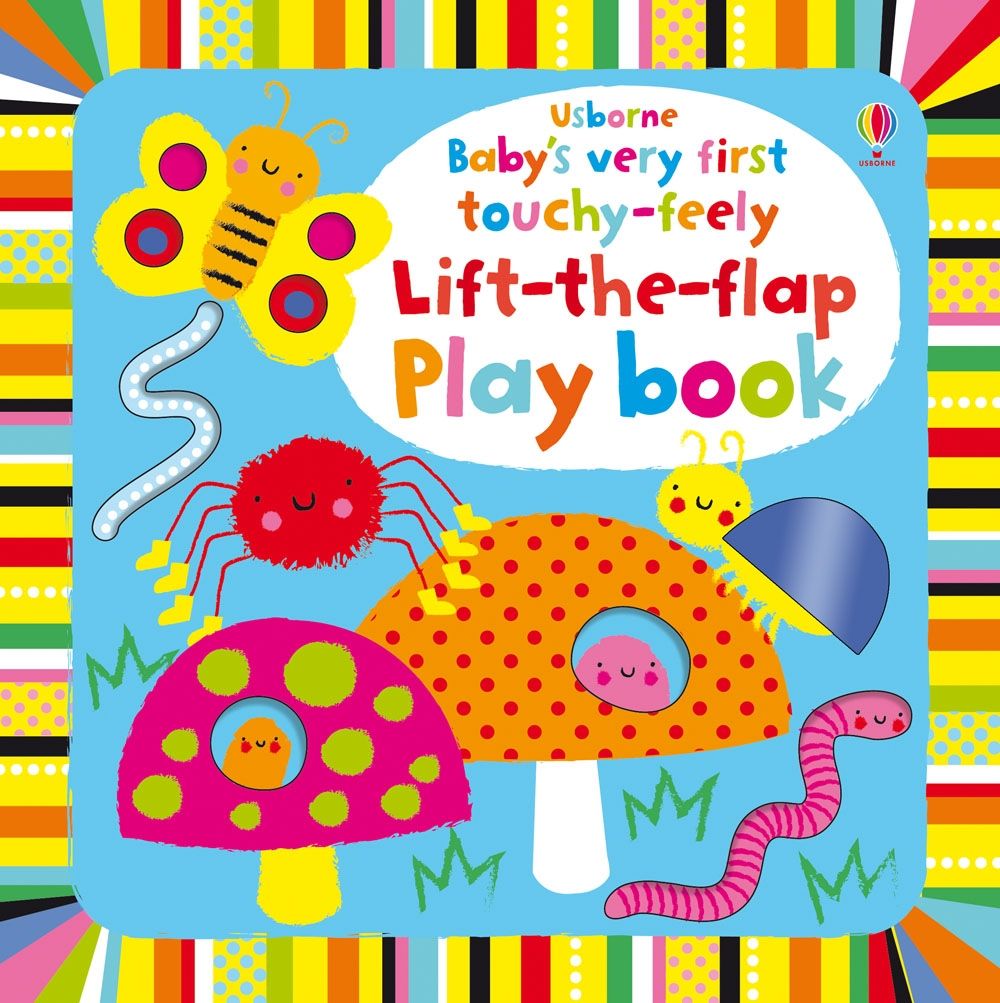 Carte cu clapete  - Baby's Very First touchy-feely Lift-the-flap play book, Usborne