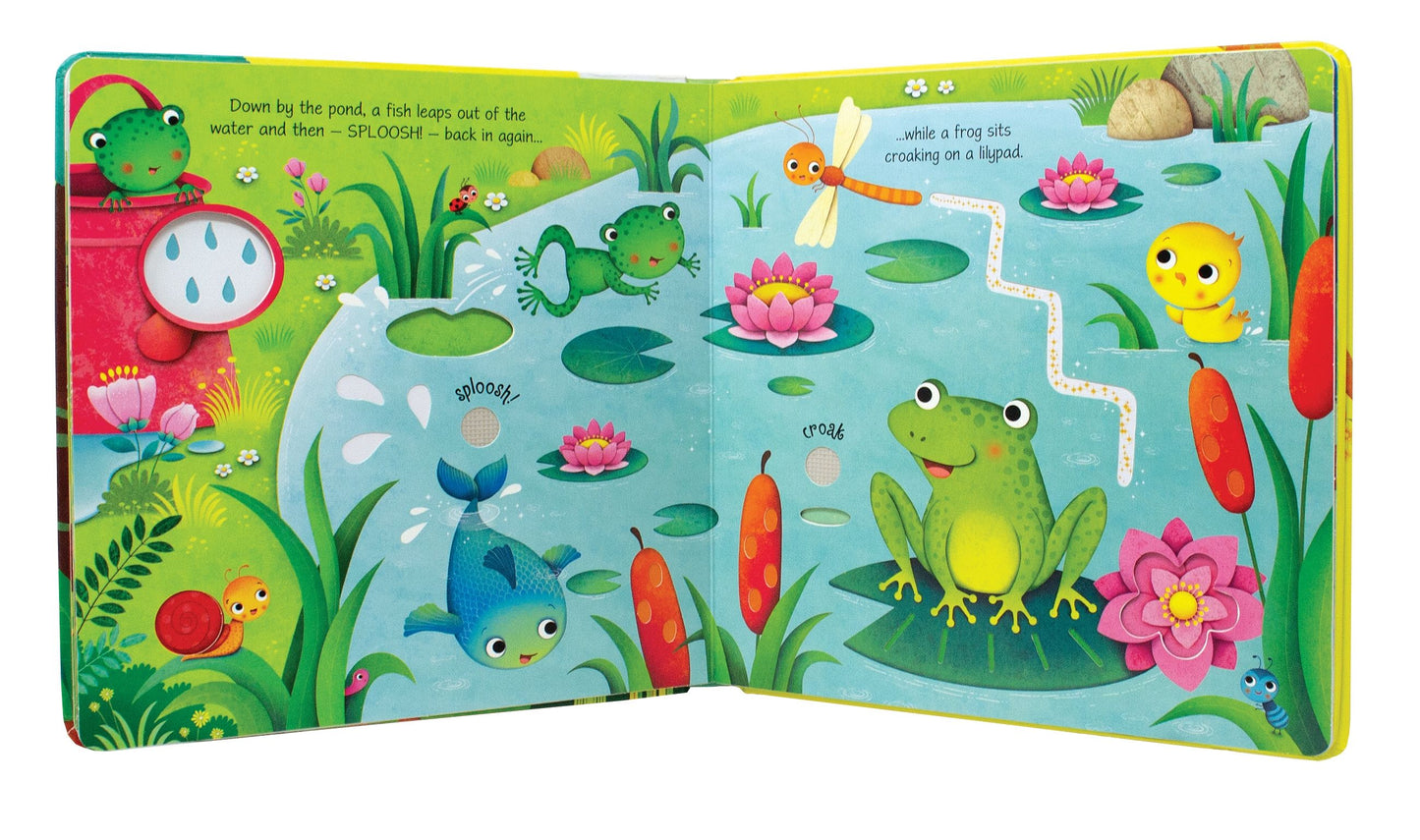 Carte sunete - Garden Sounds, Usborne
