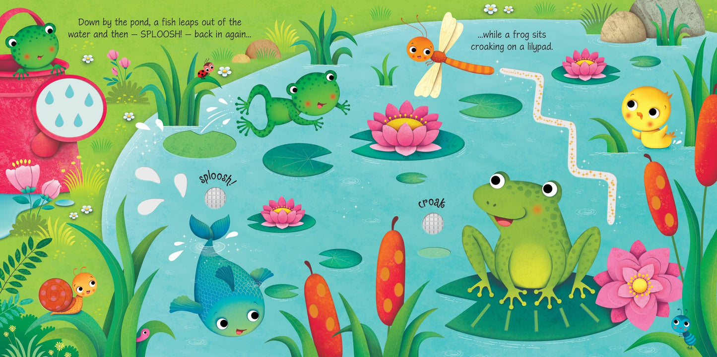 Carte sunete - Garden Sounds, Usborne