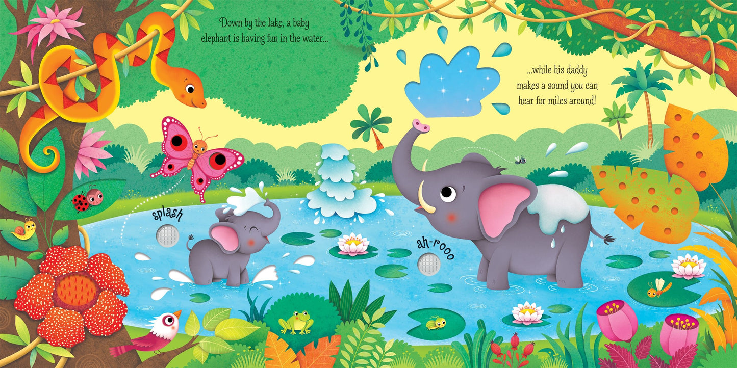 Carte sunete - Jungle Sounds, Usborne