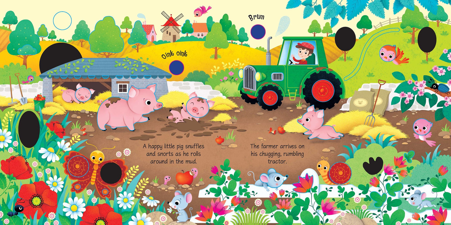 Carte sunete - Farm Sounds, Usborne