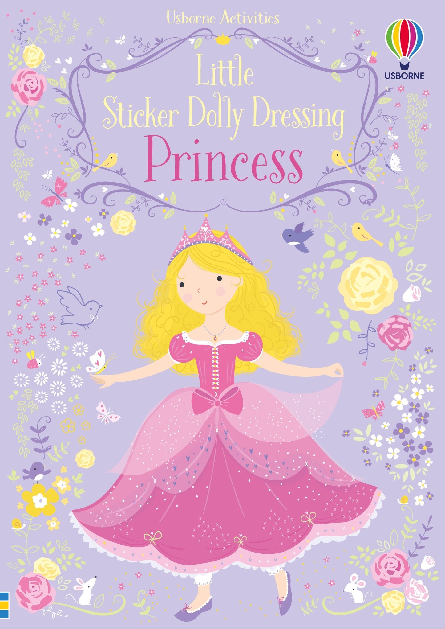 Carte stickere - Little Sticker Dolly Dressing  Princess, Usborne