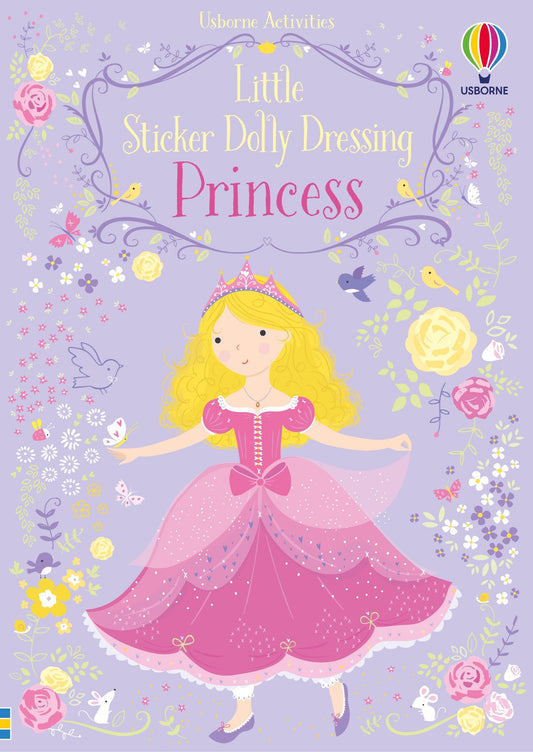 Carte stickere - Little Sticker Dolly Dressing  Princess, Usborne