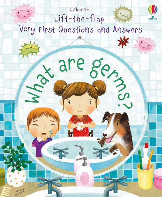Carte clapete pentru copii - Very First Questions and Answers What are Germs, Usborne