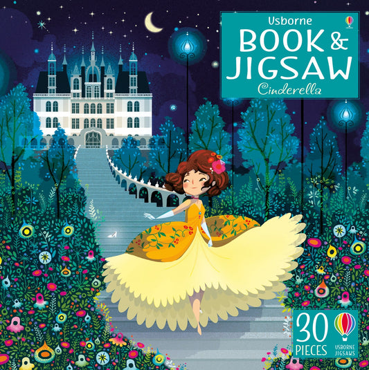 Set puzzle si carte - Usborne Book and Jigsaw Cinderella, Usborne