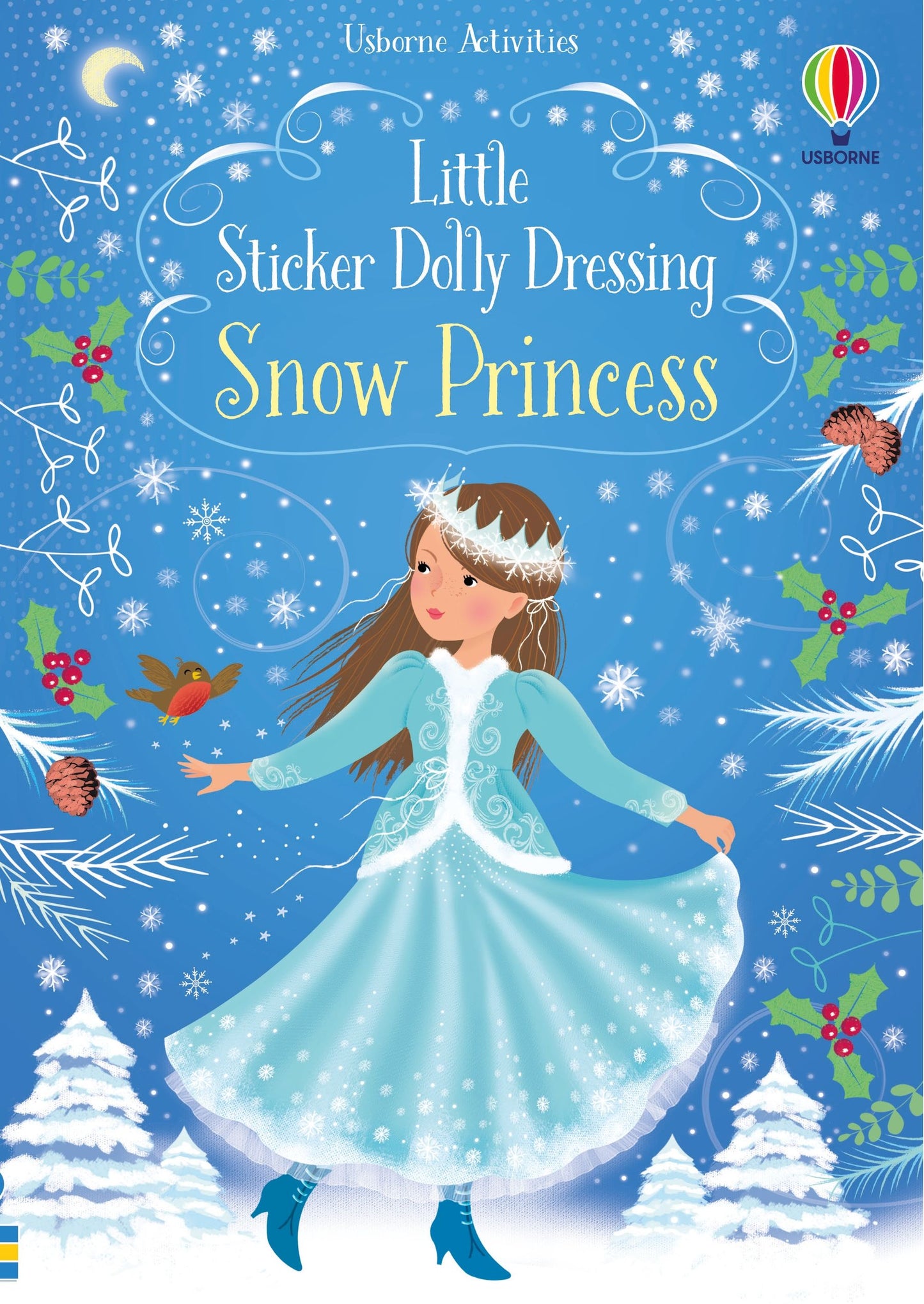 Carte stickere - Little Sticker Dolly Dressing Snow Princess, Usborne