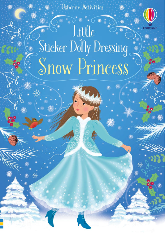 Carte stickere - Little Sticker Dolly Dressing Snow Princess, Usborne