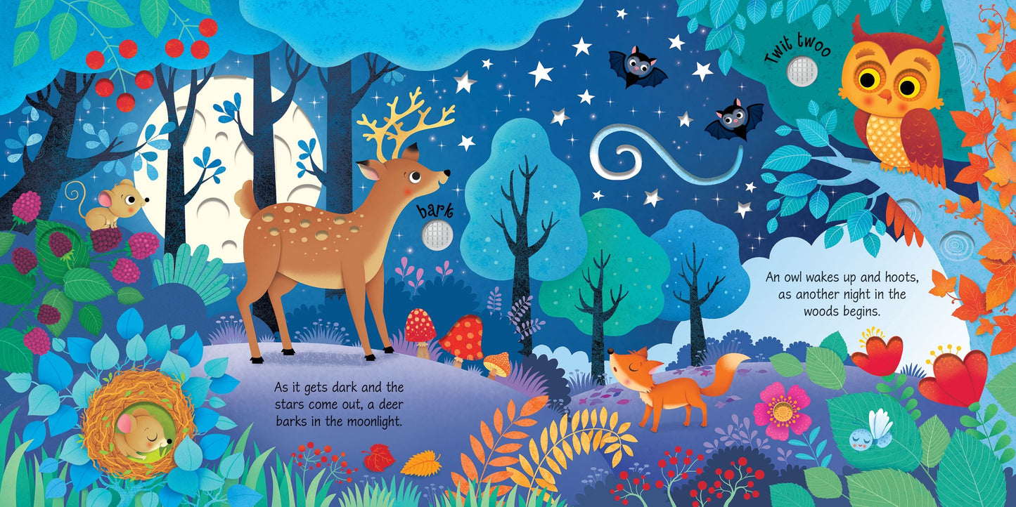 Carte cu sunete - Woodland Sounds, Usborne