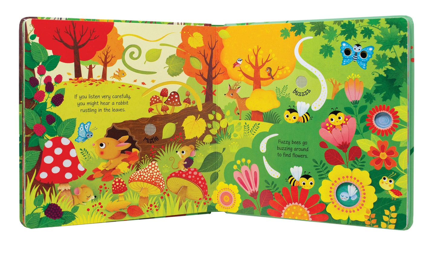 Carte cu sunete - Woodland Sounds, Usborne