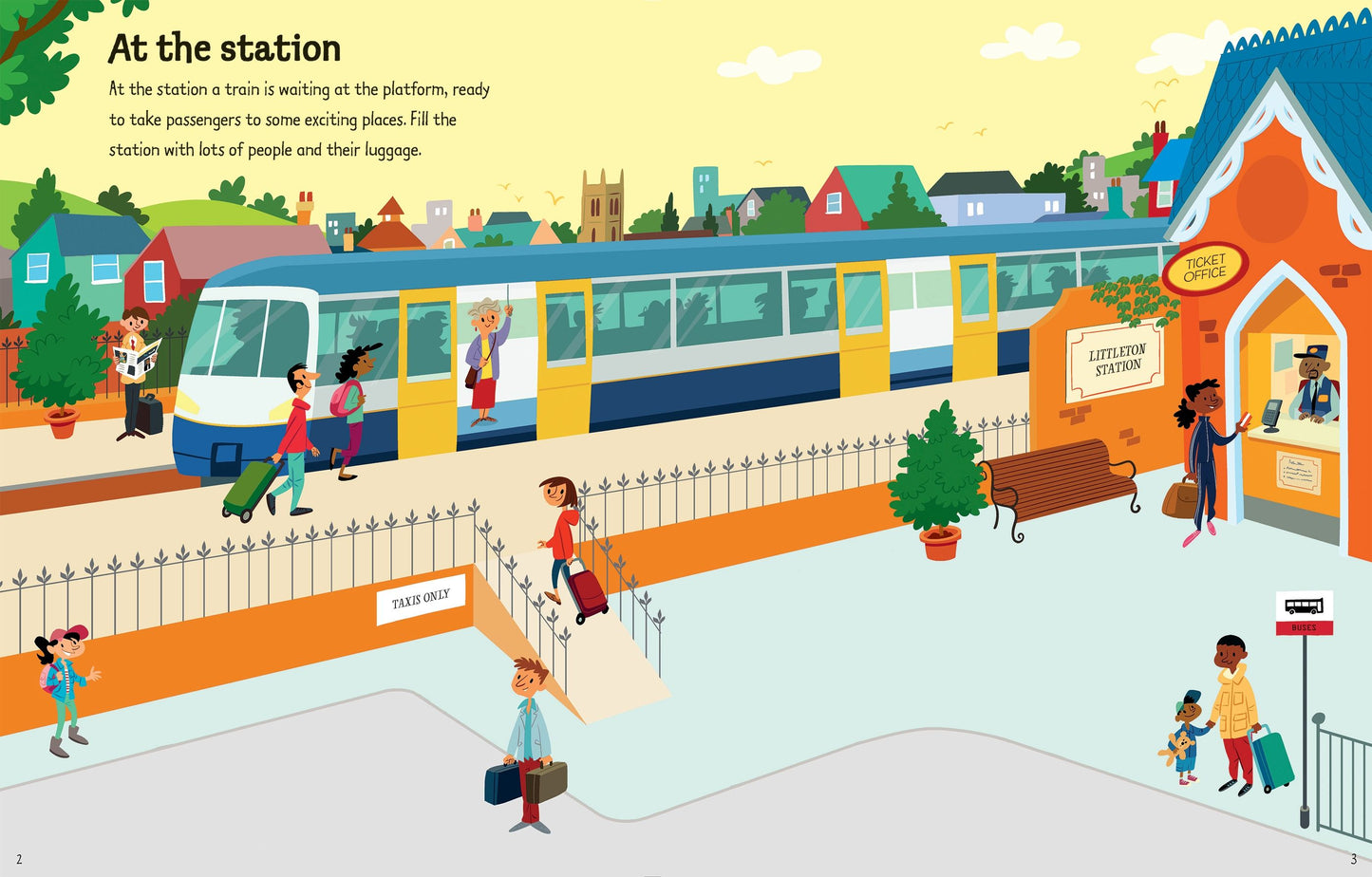 Carte stickere - First Sticker Book Travel, Usborne