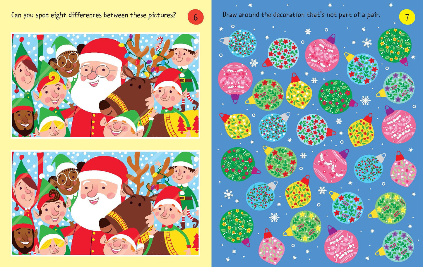 Carte copii de activitati - Christmas Puzzle Pad, Usborne