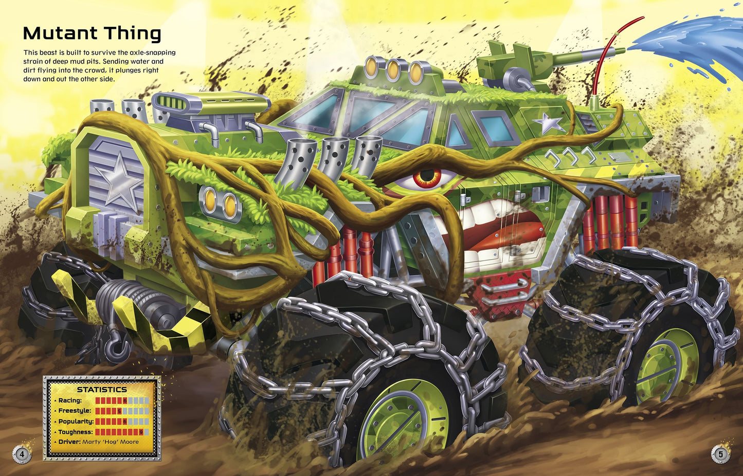 Carte stickere - Build Your Own Monster Trucks Sticker Book, Usborne