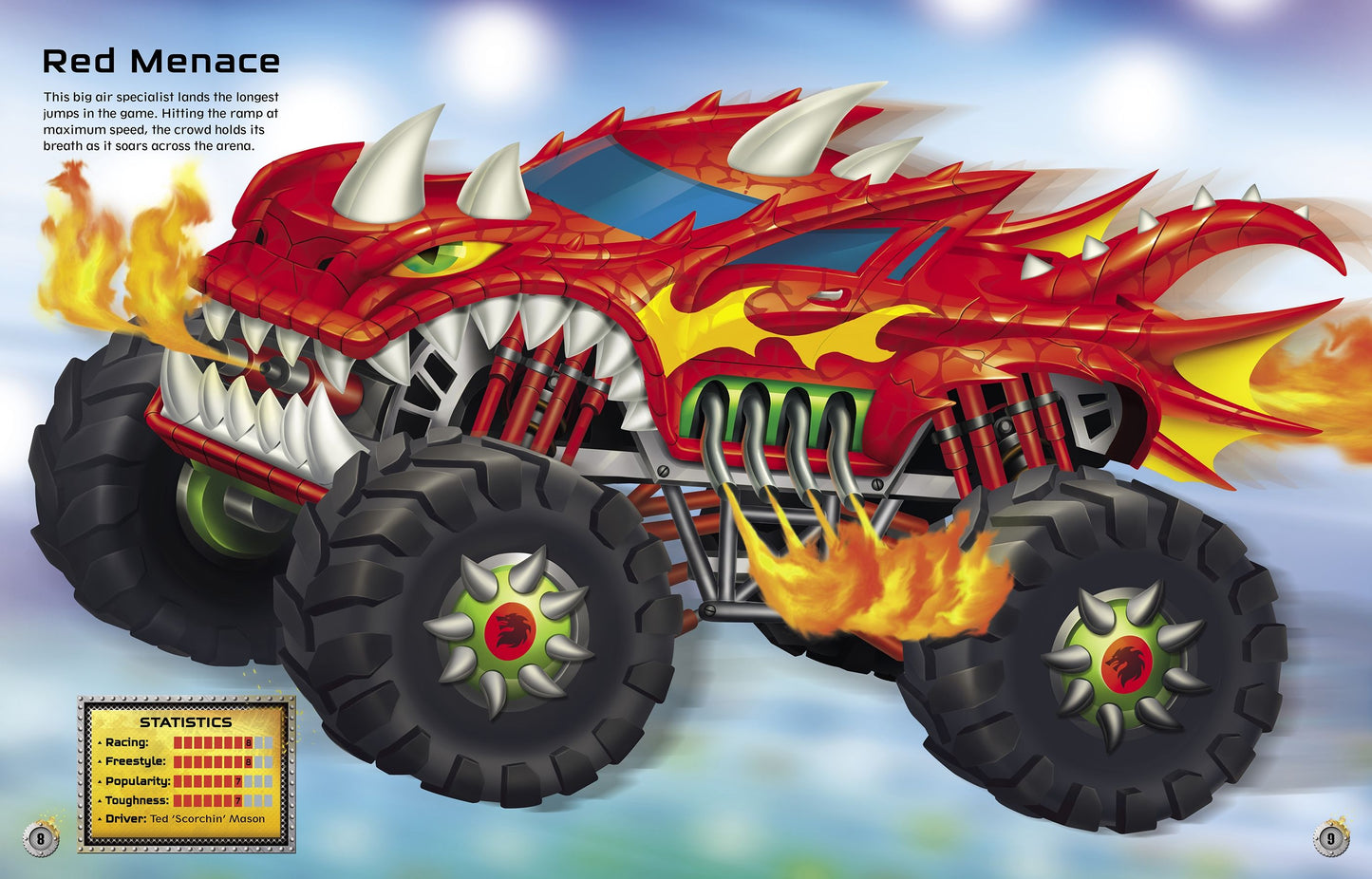 Carte stickere - Build Your Own Monster Trucks Sticker Book, Usborne
