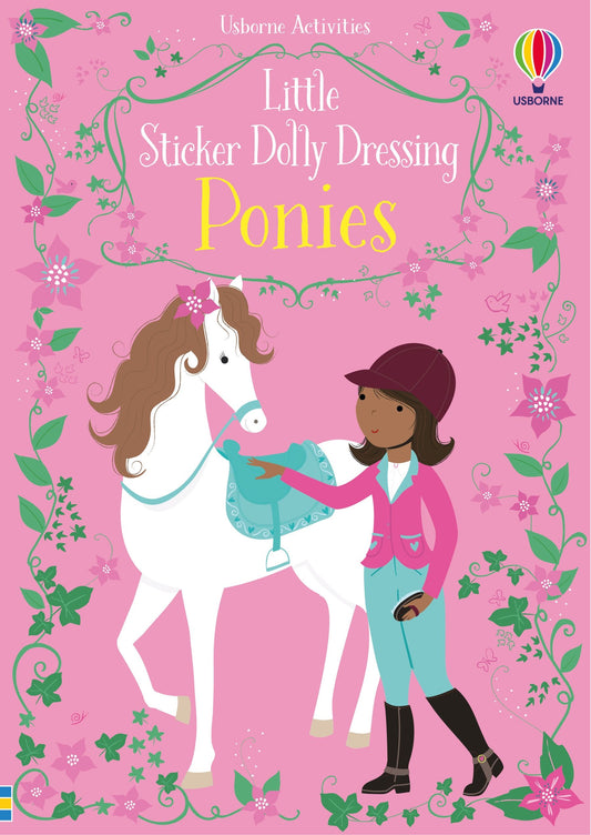 Carte stickere - Little Sticker Dolly Dressing  Ponies, Usborne