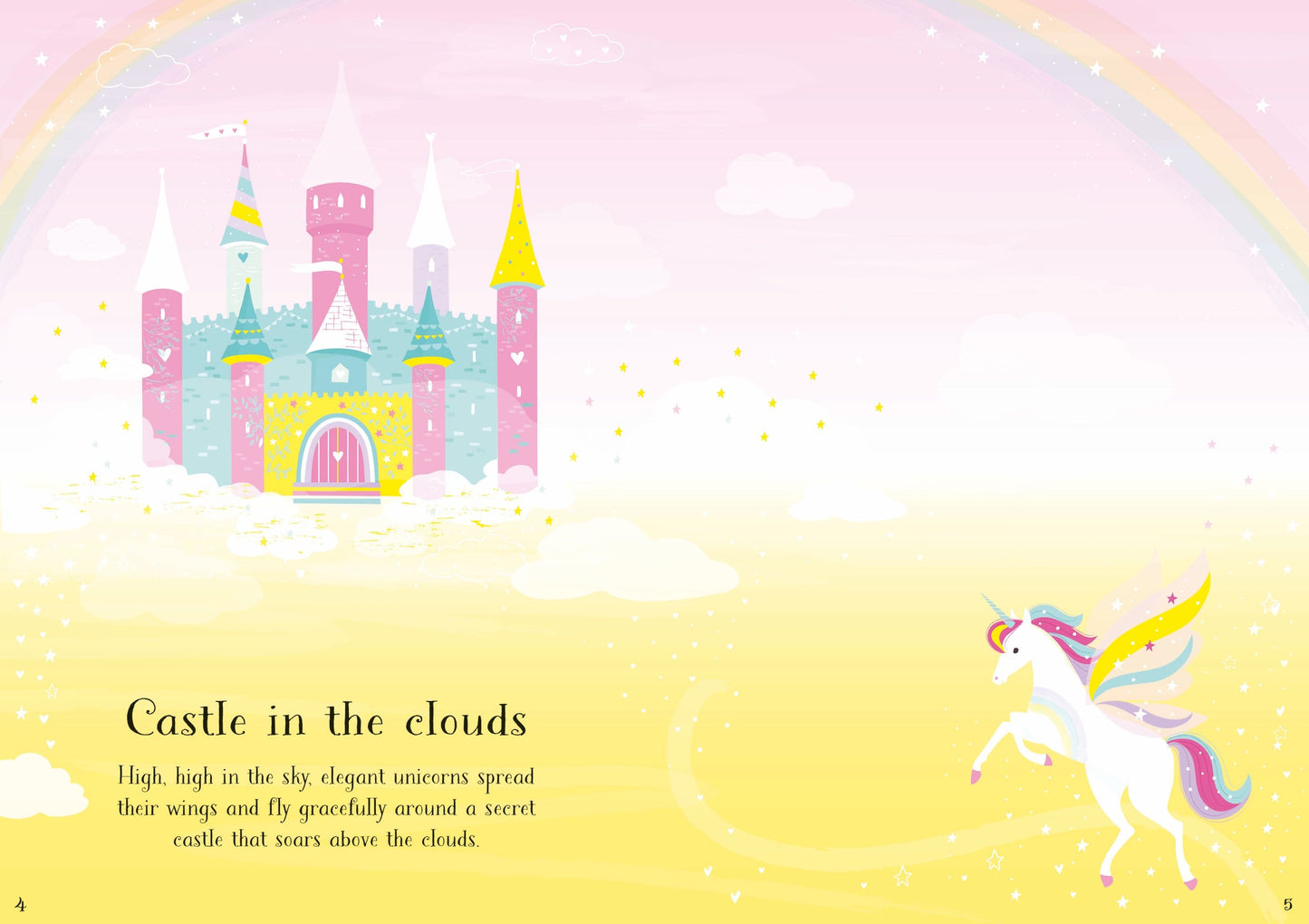 Carte stickere - Little Sticker Dolly Dressing Unicorns, Usborne