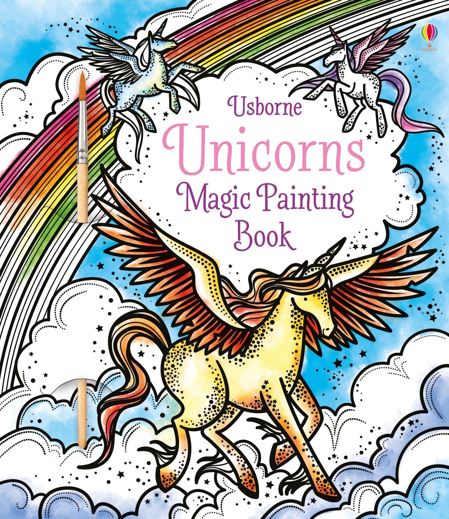 Carte pictura cu apa - Magic Painting Unicorns, Usborne