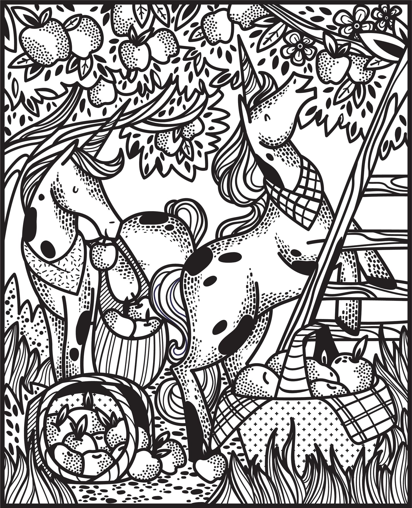 Carte pictura cu apa - Magic Painting Unicorns, Usborne