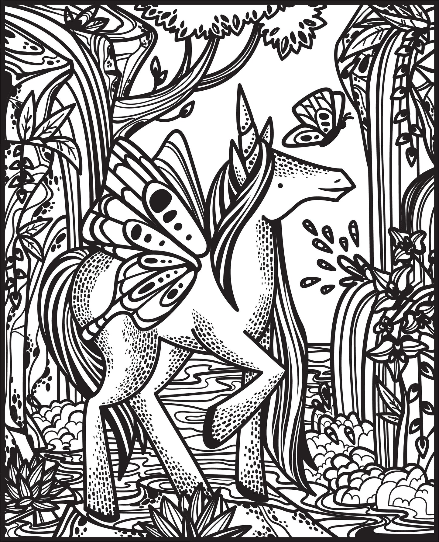 Carte pictura cu apa - Magic Painting Unicorns, Usborne