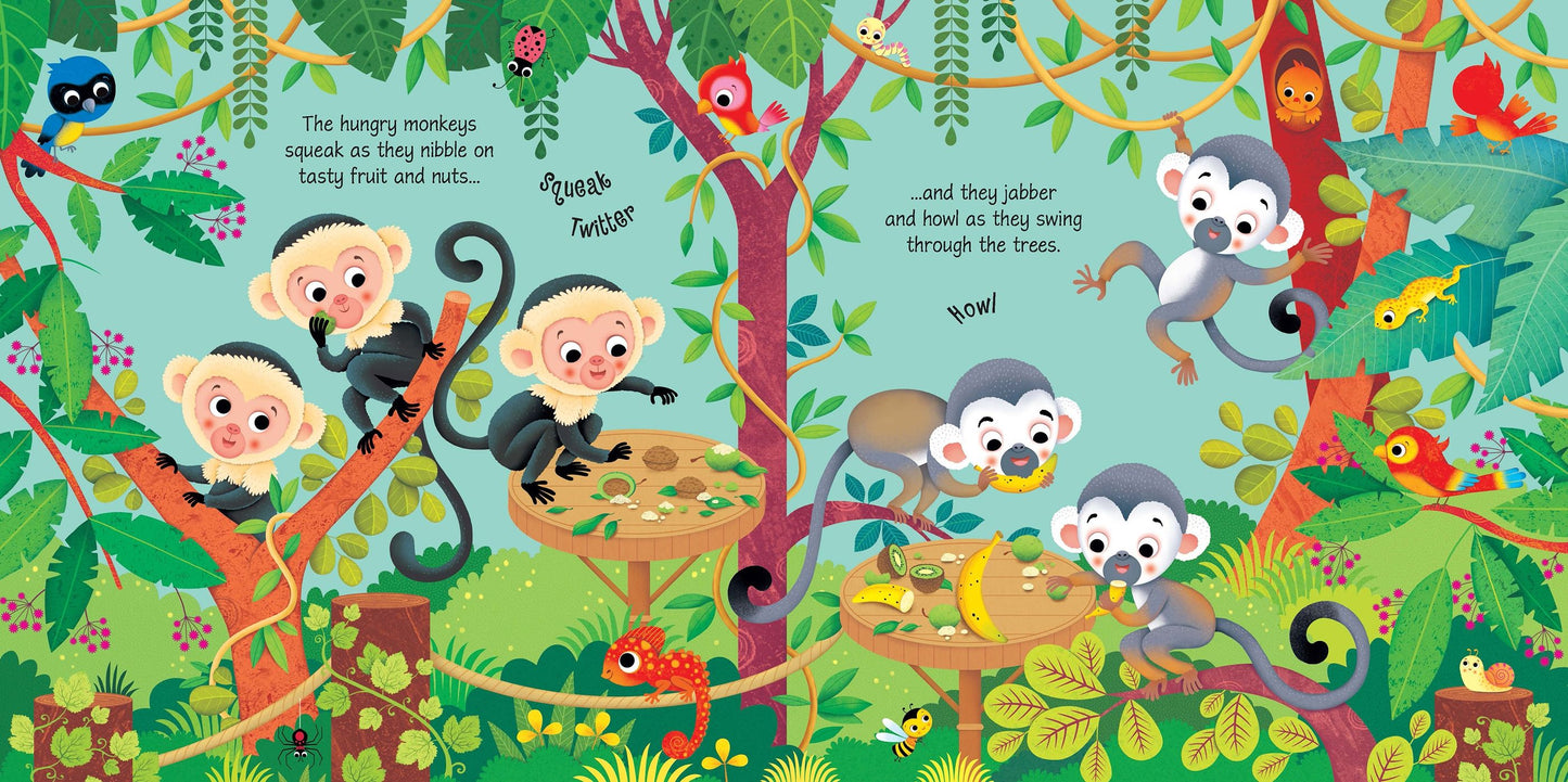 Carte sunete - Zoo Sounds, Usborne