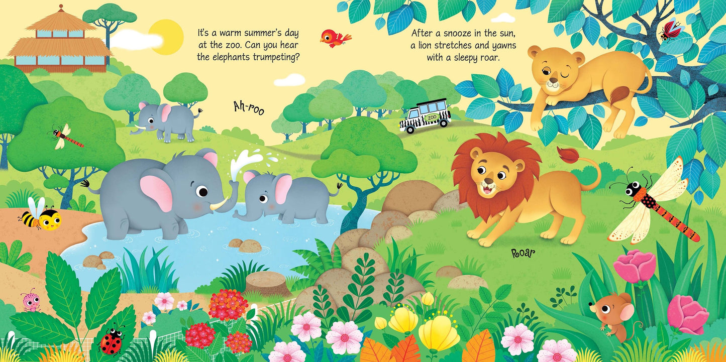 Carte sunete - Zoo Sounds, Usborne