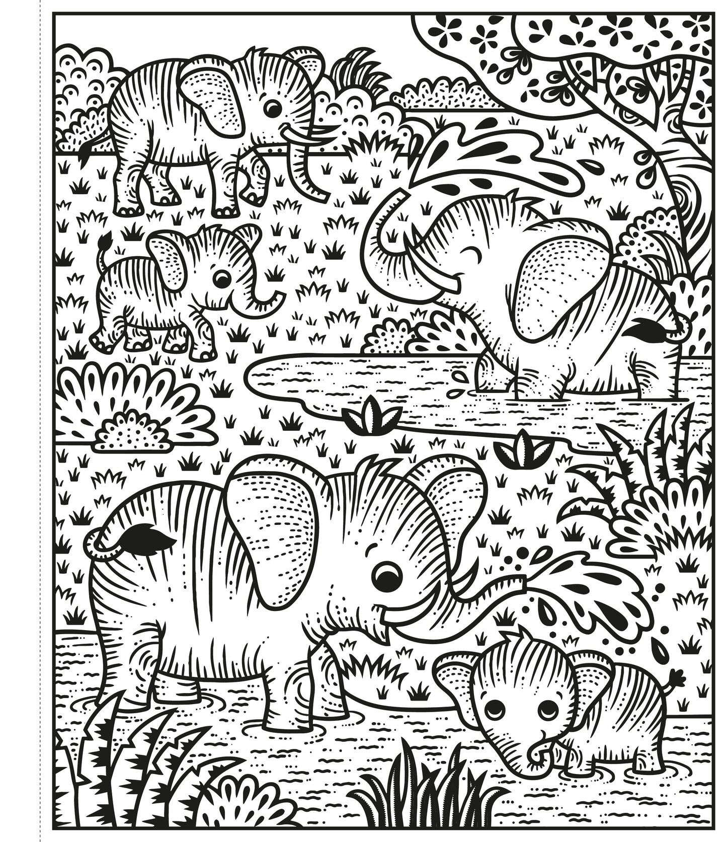 Carte pictura cu apa - Zoo Magic Painting Book, Usborne