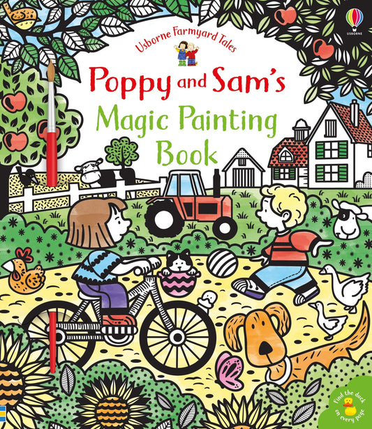 Carte pictura cu apa - Fyt Poppy And Sams Magic Painting Book, Usborne