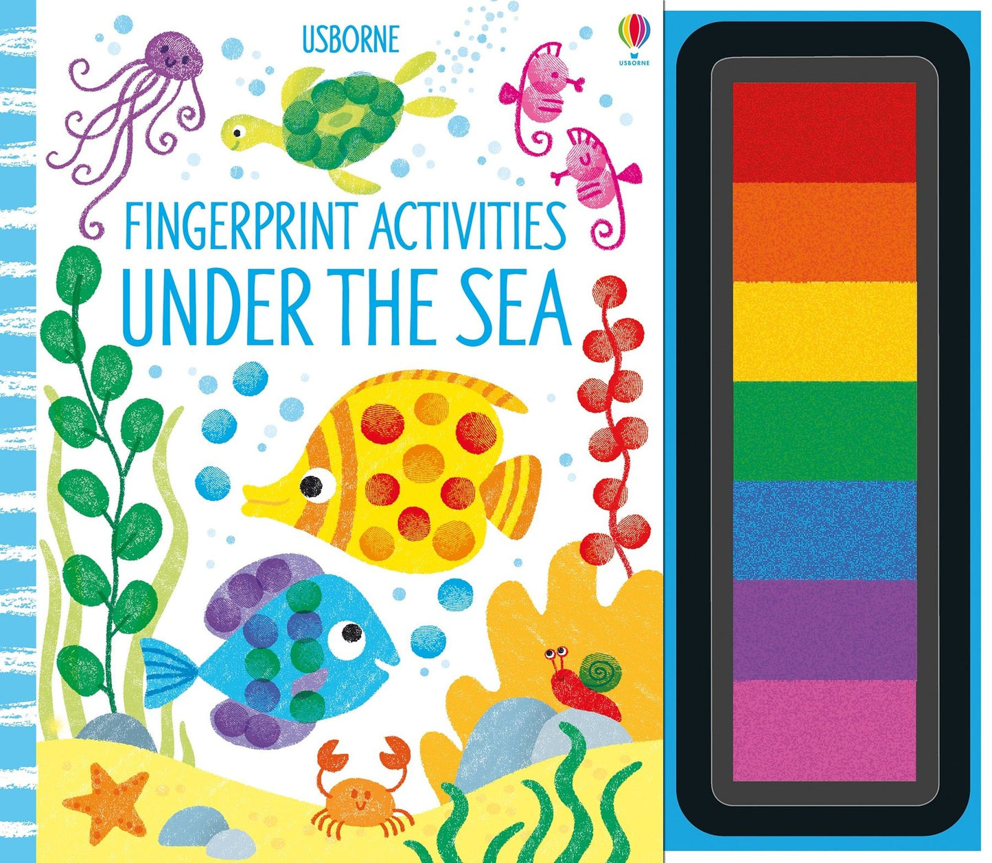 Carte copii - Fingerprint Activities Under The Sea, Usborne