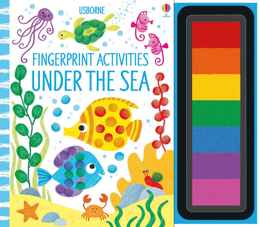 Carte copii - Fingerprint Activities Under The Sea, Usborne