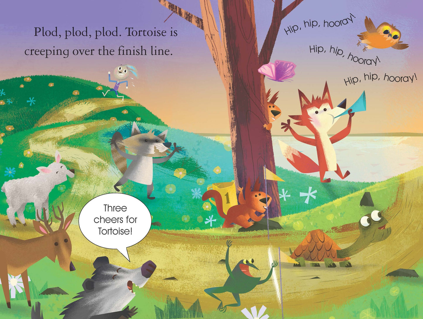 Carte copii - The Hare And The Tortoise, Usborne