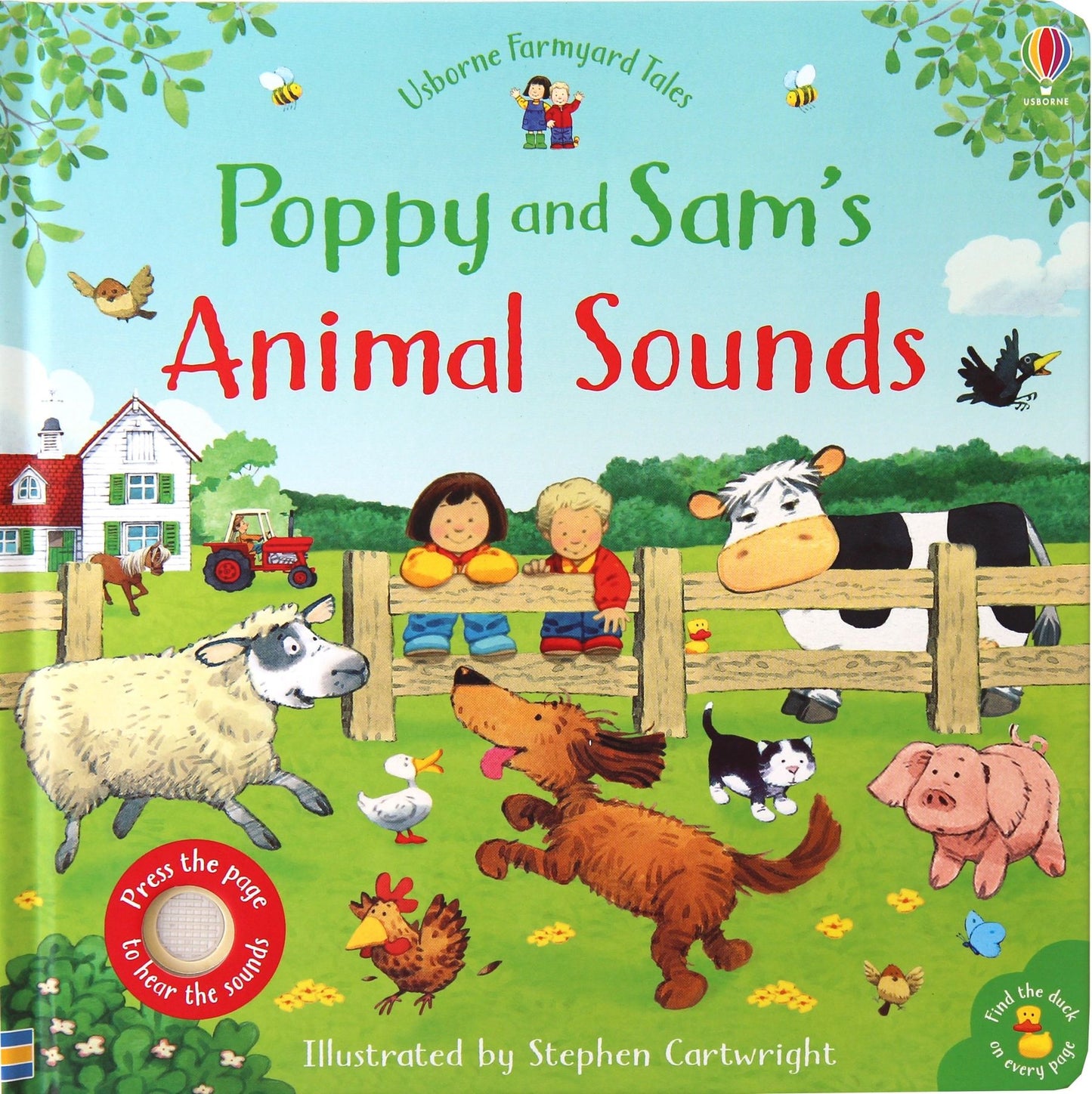 Carte sunete - Poppy and Sam's Animal Sounds, Usborne