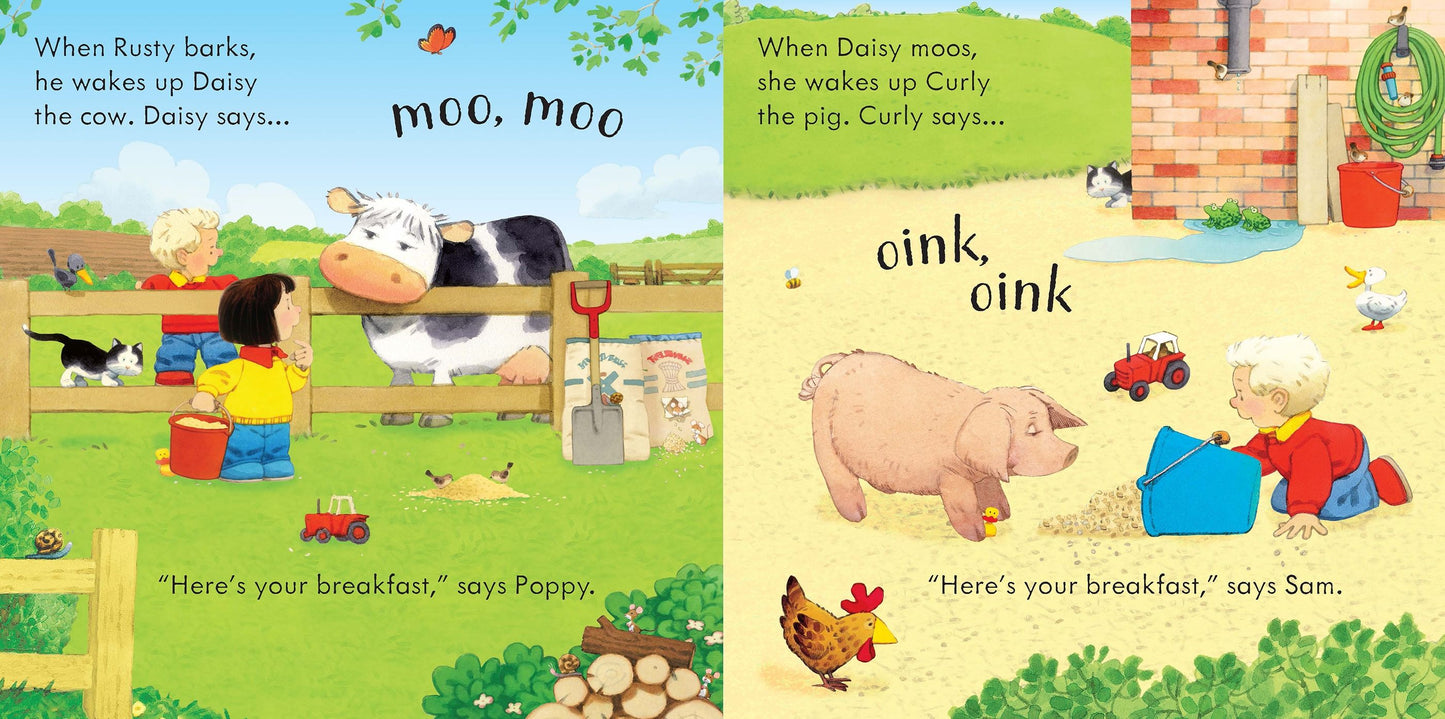 Carte sunete - Poppy and Sam's Animal Sounds, Usborne