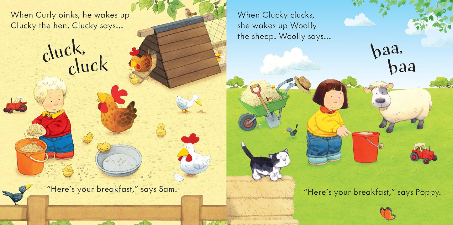 Carte sunete - Poppy and Sam's Animal Sounds, Usborne