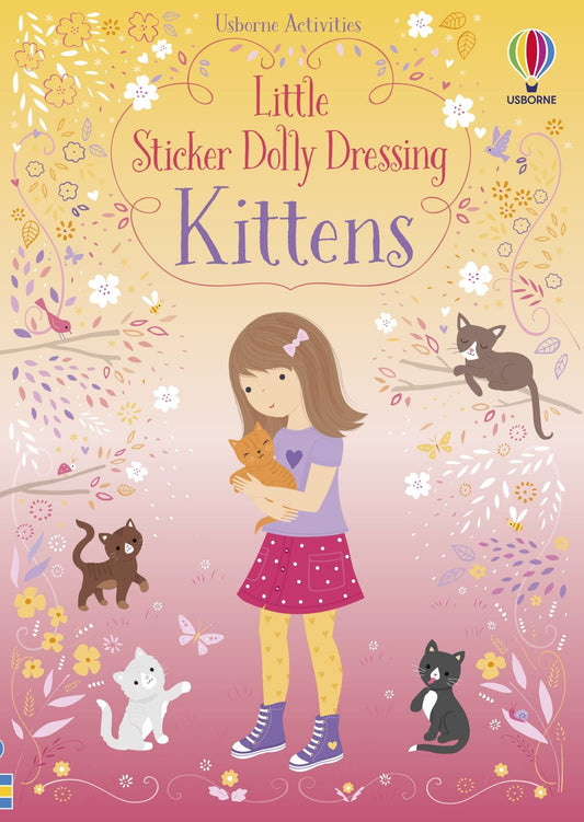 Carte stickere - Little Sticker Dolly Dressing Kittens, Usborne