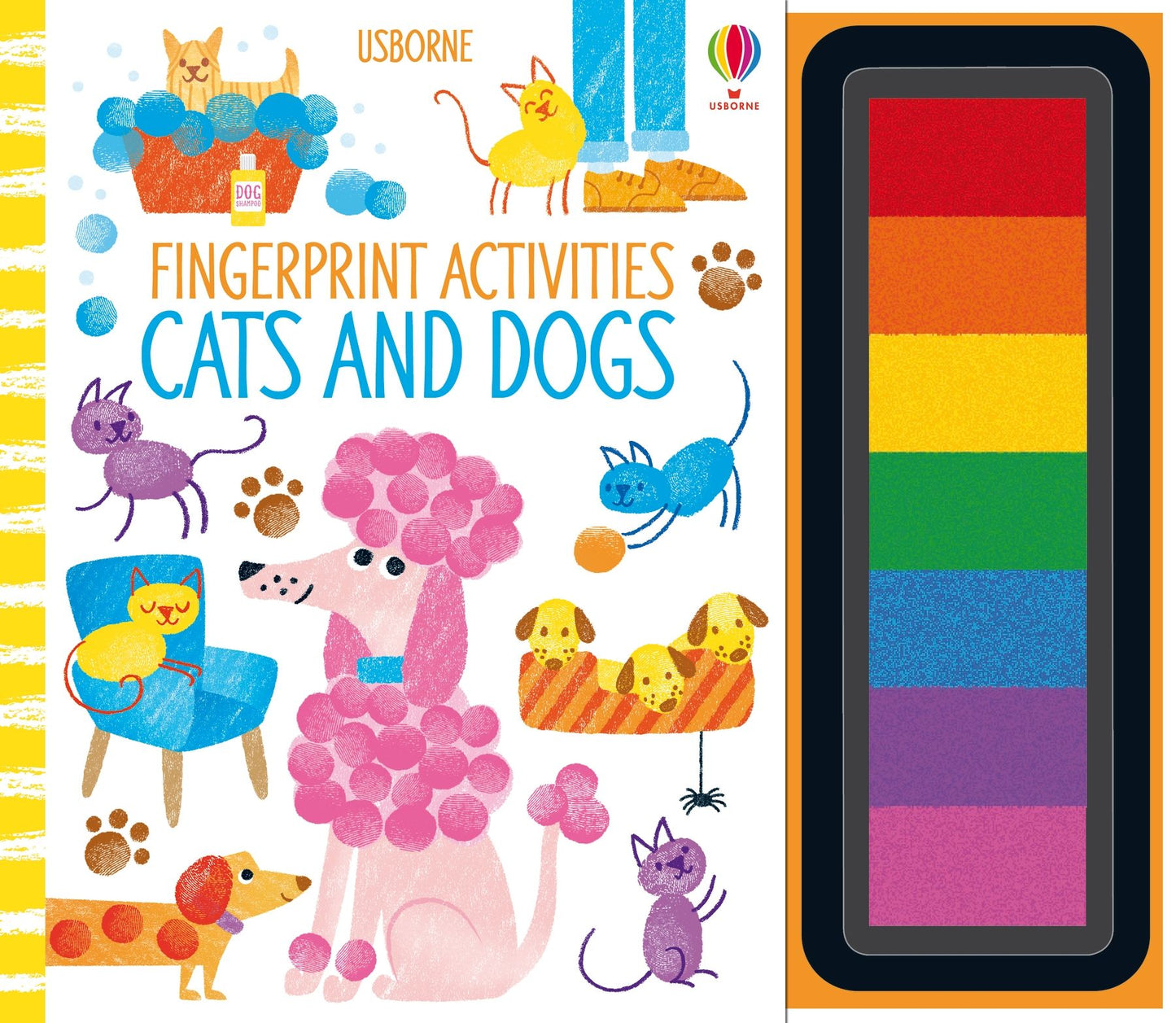 Carte copii - Fingerprint Activities Cats And Dogs, Usborne