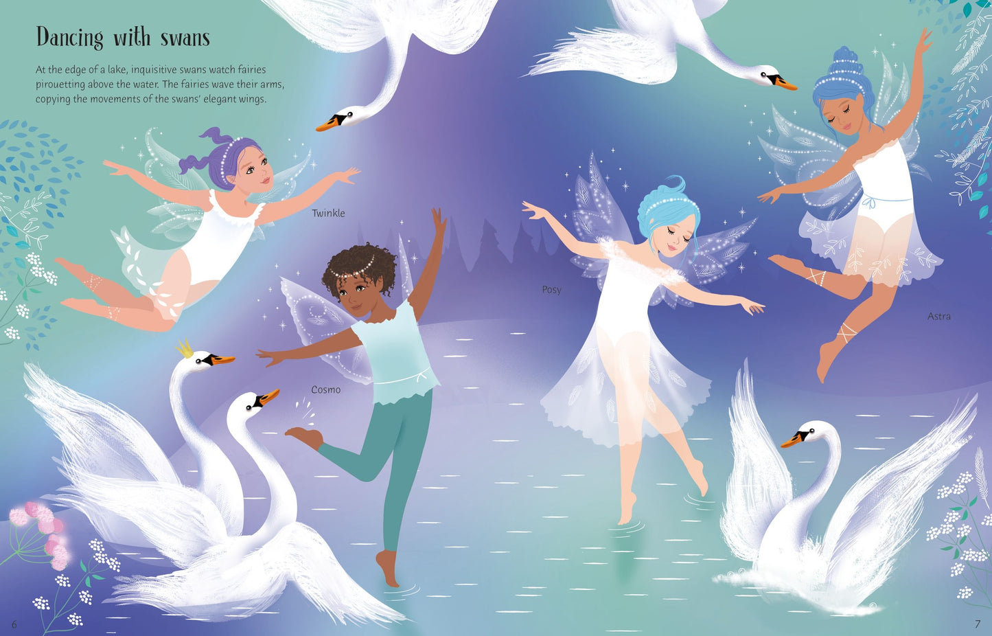Carte stickere - Sticker Dolly Dressing Ballet Fairies, Usborne