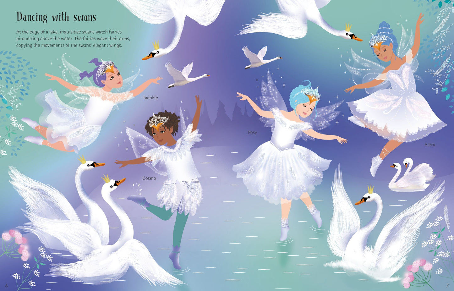 Carte stickere - Sticker Dolly Dressing Ballet Fairies, Usborne