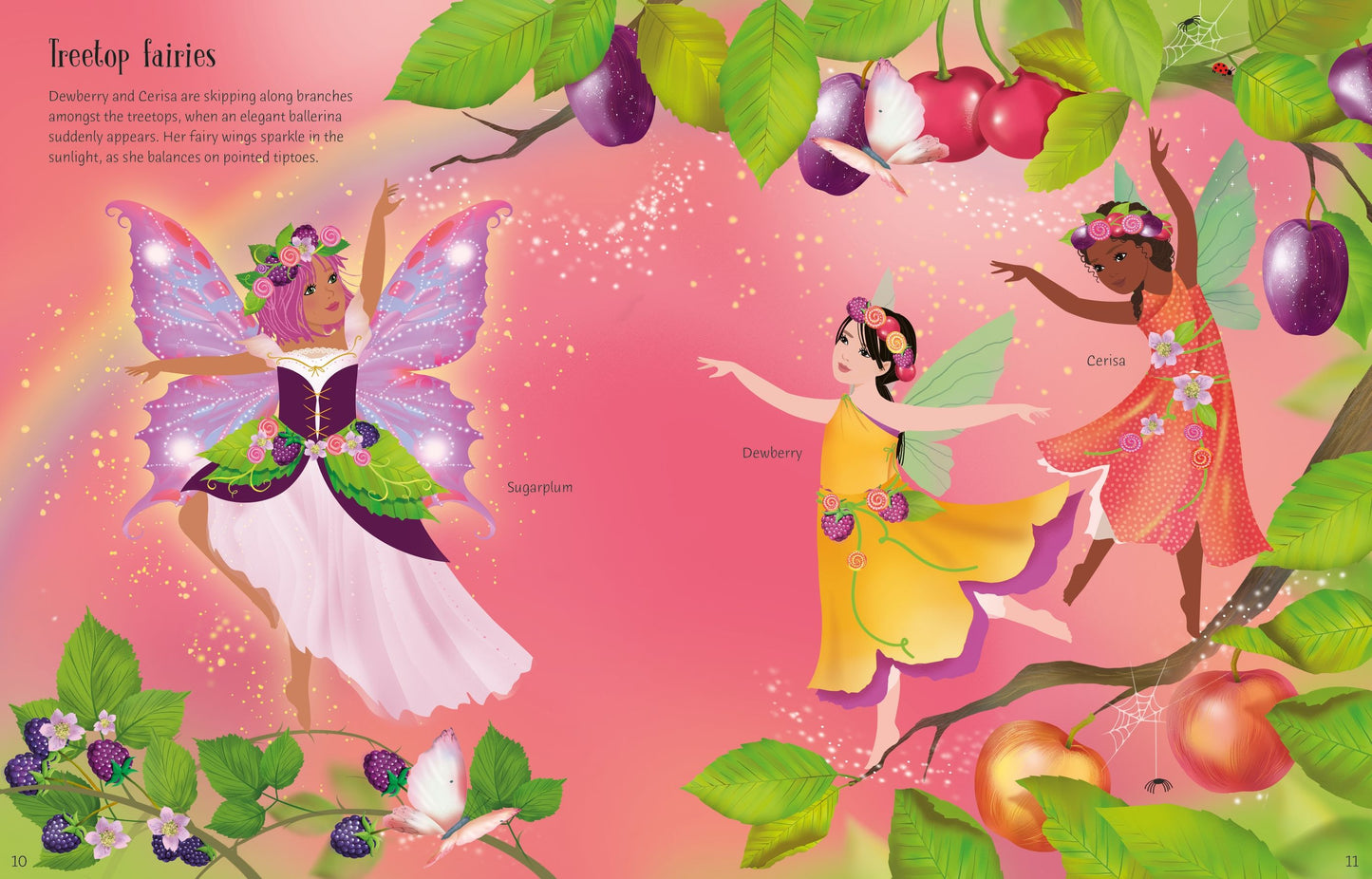 Carte stickere - Sticker Dolly Dressing Ballet Fairies, Usborne