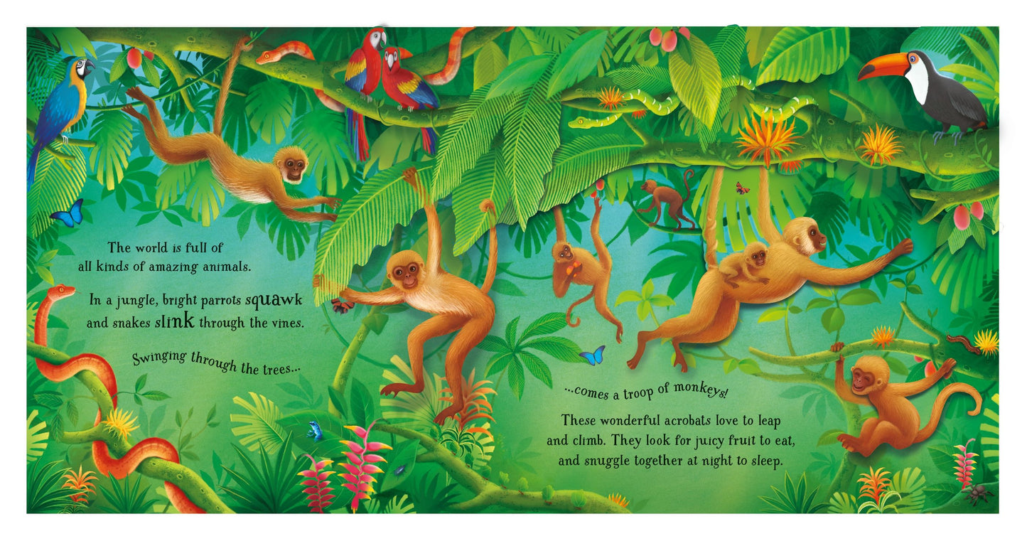 Carte 3D - Pop-Up Animals, Usborne