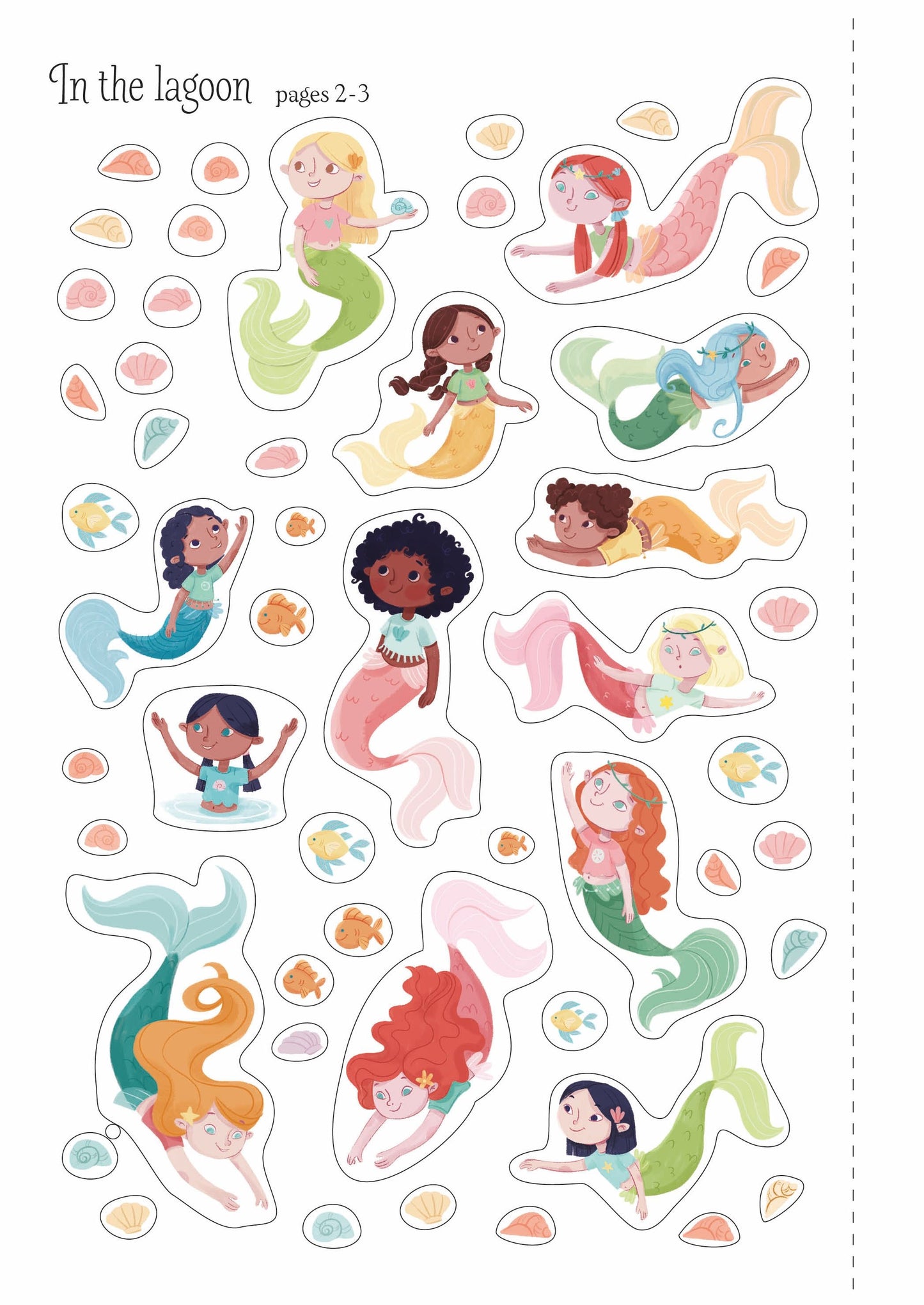 Carte stickere - Little First Stickers Mermaids, Usborne
