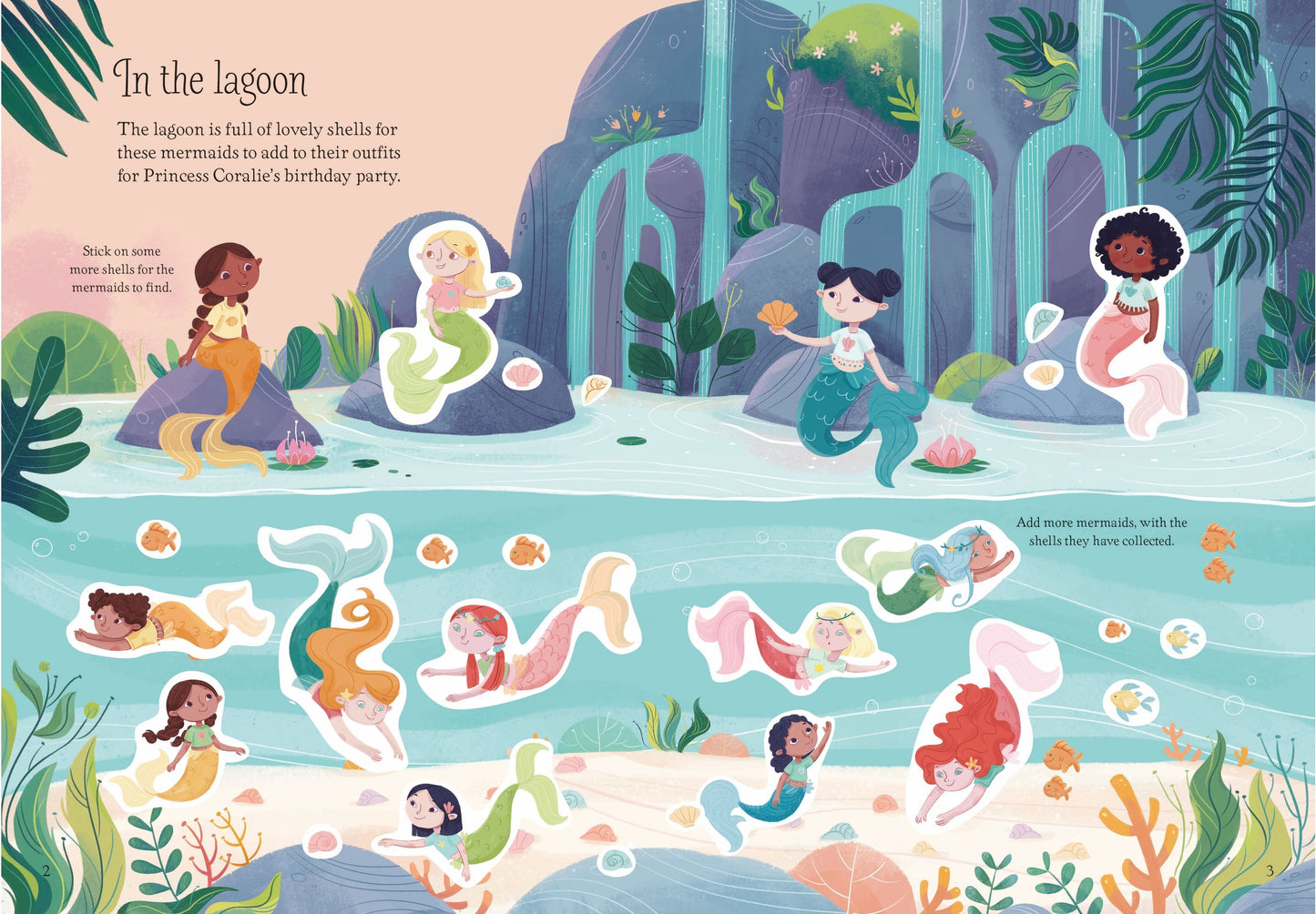 Carte stickere - Little First Stickers Mermaids, Usborne