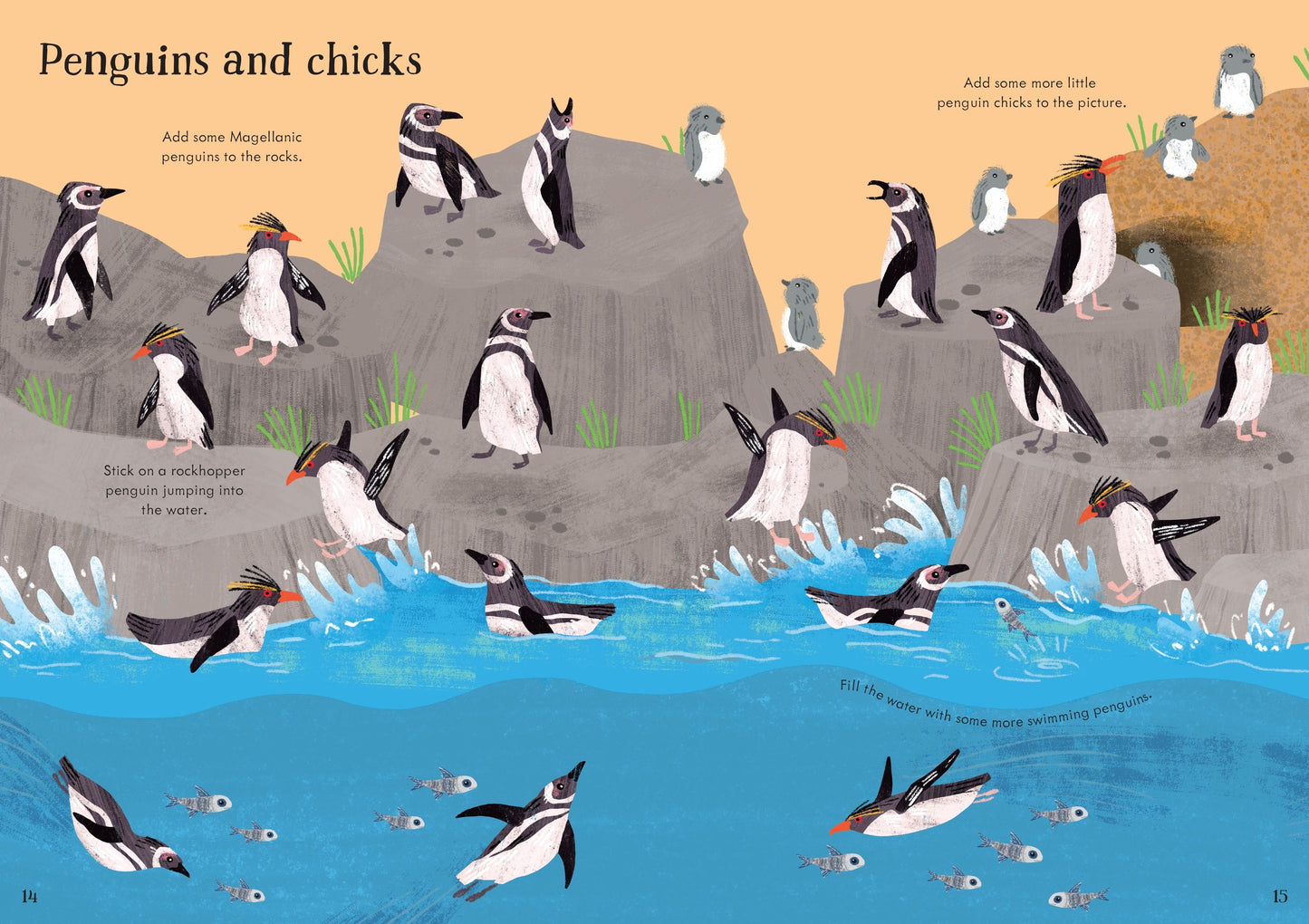 Carte stickere - Little First Stickers Seashore, Usborne