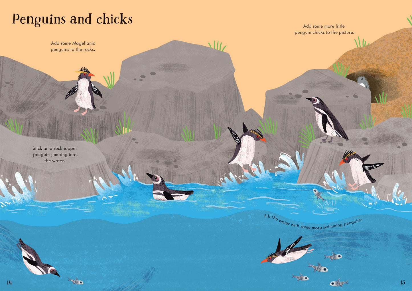 Carte stickere - Little First Stickers Seashore, Usborne