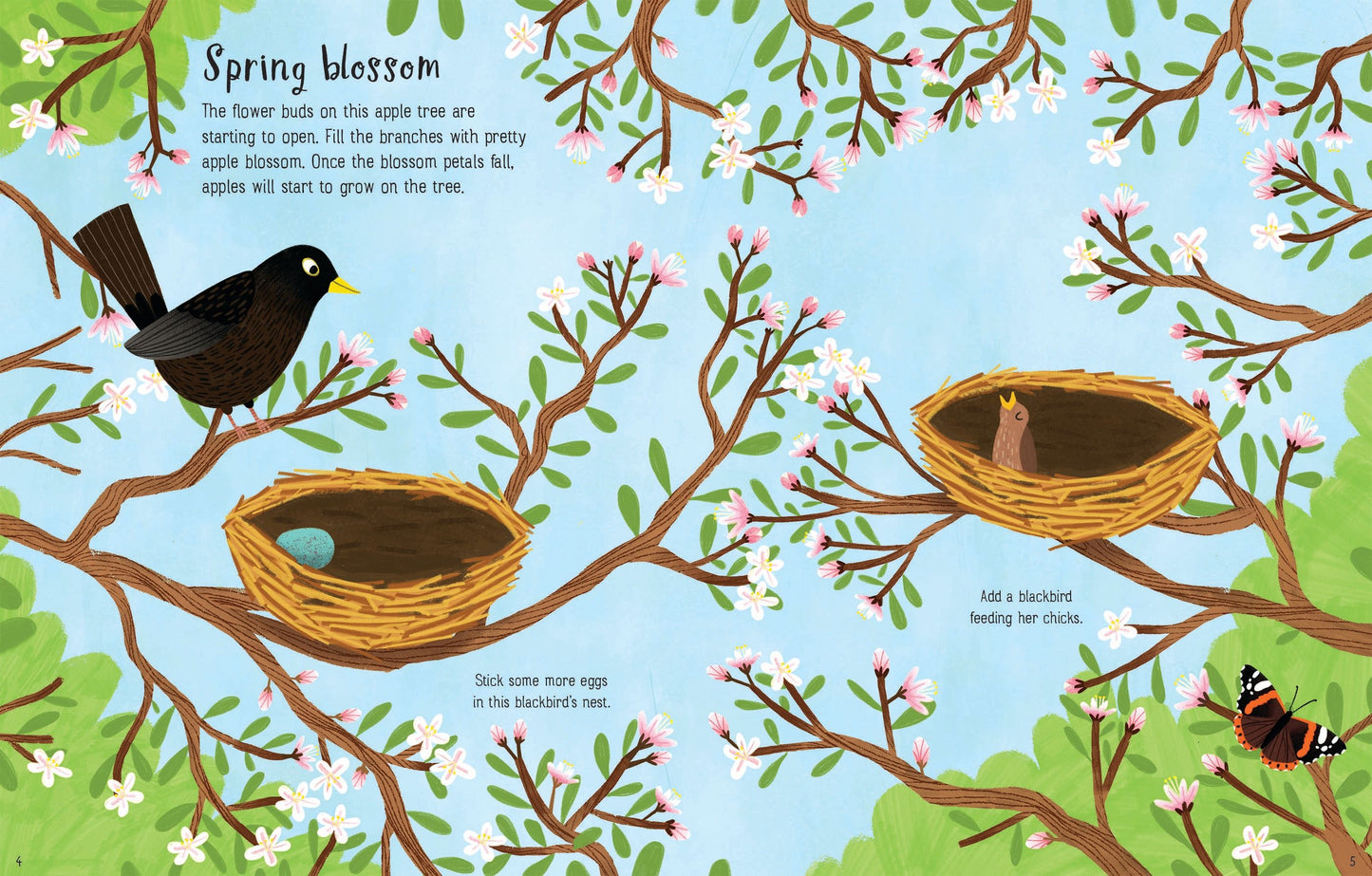 Carte stickere - First Sticker Book Seasons, Usborne