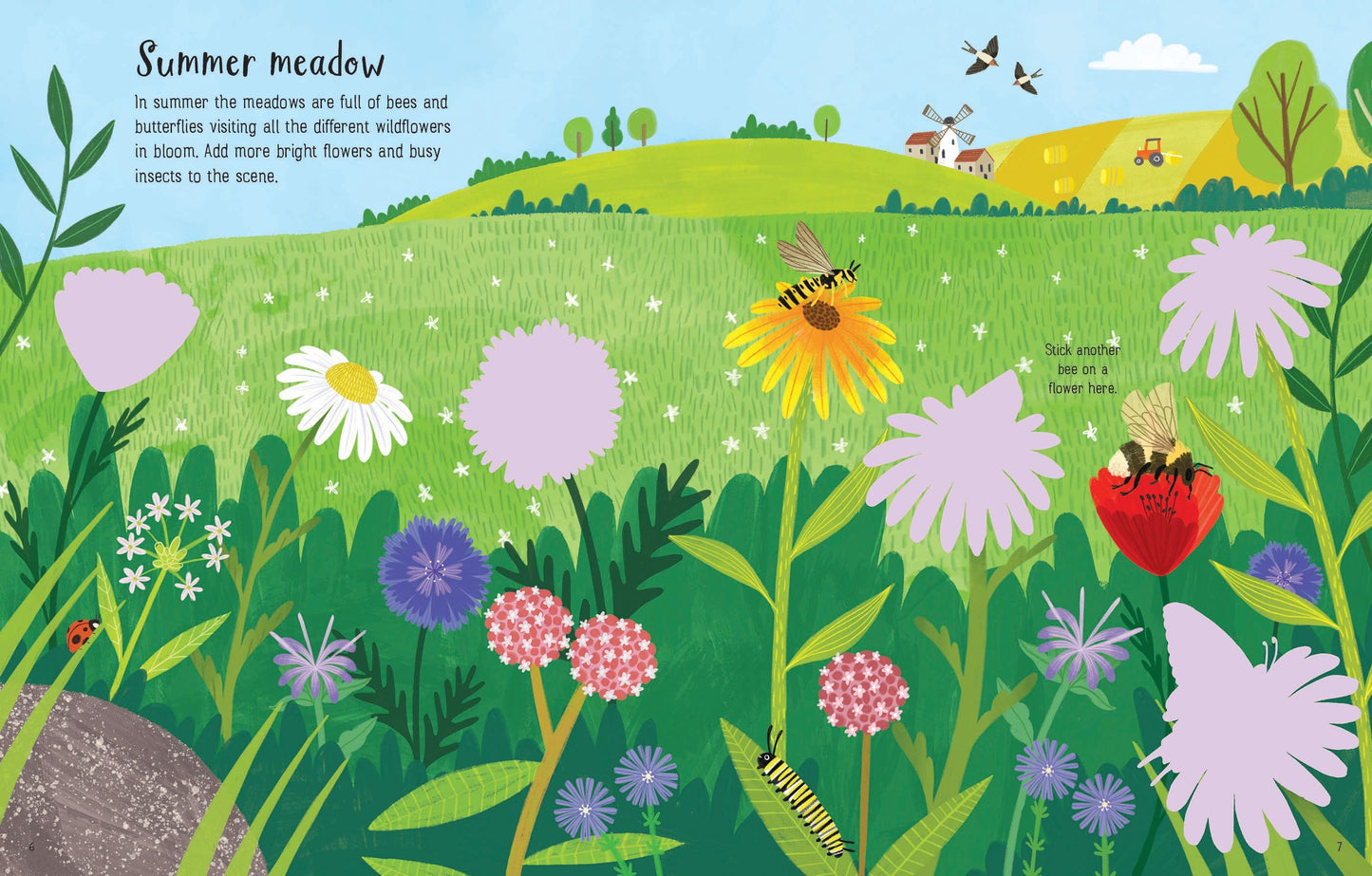 Carte stickere - First Sticker Book Seasons, Usborne